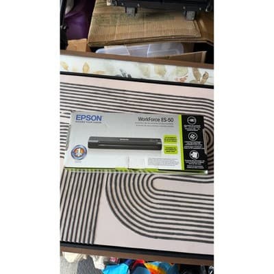 Epson WorkForce ES-50 Portable Color Document Scanner Black B11B252201 USB