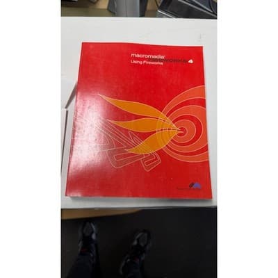 Macromedia Fireworks 4 Software CD and Using FireworksManual Vintage 2000 Mac PC - Thumbnail 4