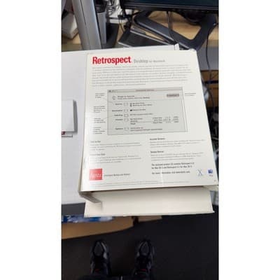 Dantz Retrospect Desktop 6.0 Backup Software for Macintosh Mac OS X Panther Box - Thumbnail 5