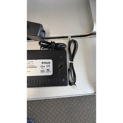 D-Link DGS-2208 8-Port Desktop Gigabit Switch Black Silver Network Hub - Thumbnail 7