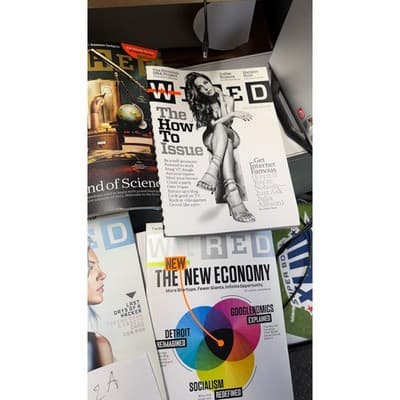 Wired Magazine Lot of 8 Issues 2008-2009 Microsoft Google GPS Tech History - Thumbnail 9