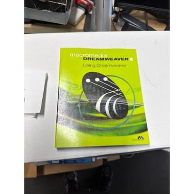 Vintage Adobe Illustrator 9.0 Macromedia Dreamweaver 2 Director 8.5 Manual Lot - Thumbnail 9