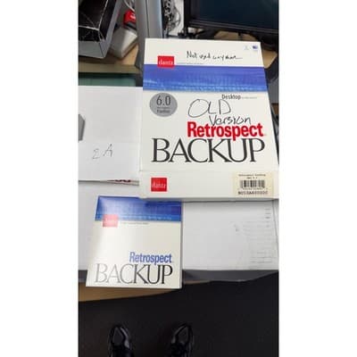 Dantz Retrospect Desktop 6.0 Backup Software for Macintosh Mac OS X Panther Box - Thumbnail 3