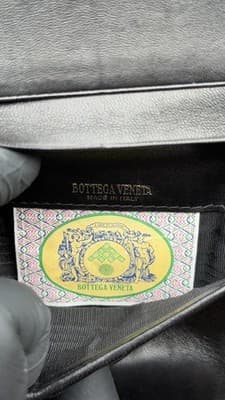 Bottega Veneta Black Intrecciato Leather Long Wallet Italy - Thumbnail 6