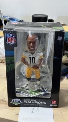Santonio Holmes #10 Steelers Super Bowl XLIII Ring Base Bobble 724/2009 - Thumbnail 2