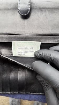 Bottega Veneta Black Intrecciato Leather Long Wallet Italy - Thumbnail 4