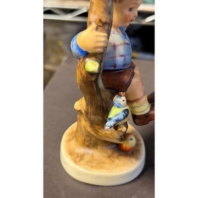 Goebel Hummel Apple Tree Boy Figurine 142/I Western Germany 6 Inch Vintage - Thumbnail 4