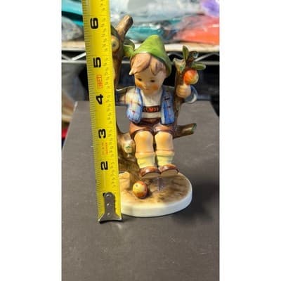 Goebel Hummel Apple Tree Boy Figurine 142/I Western Germany 6 Inch Vintage - Thumbnail 9
