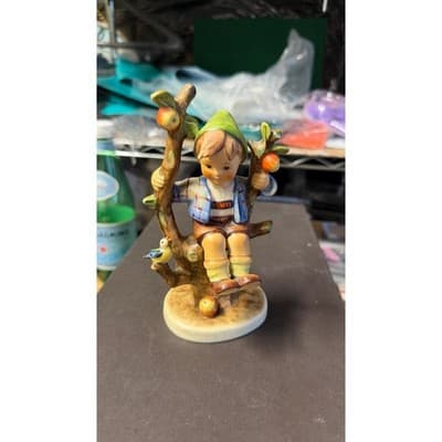 Goebel Hummel Apple Tree Boy Figurine 142/I Western Germany 6 Inch Vintage - Thumbnail 2