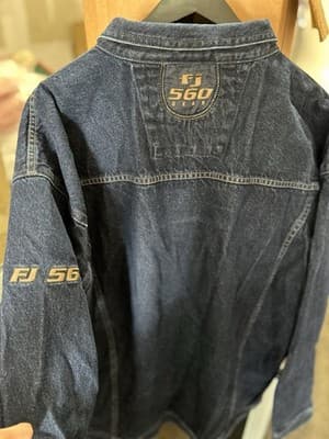 FJ560 Gear Denim Jacket Men’s Size 3XL Blue Jean Trucker Style - Thumbnail 3
