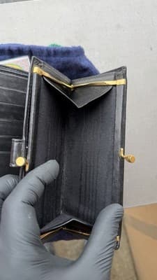Bottega Veneta Black Intrecciato Leather Long Wallet Italy - Thumbnail 8