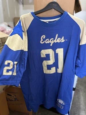 Colosseum Athletics Eagles 21 Jersey 4XL Blue HBCU Historical Series