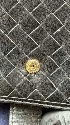 Bottega Veneta Black Intrecciato Leather Long Wallet Italy - Thumbnail 17