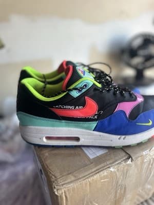 Nike Air Max 1 CU4713-001 Sketch Multi Color Men’s Size 13 Sneakers - Thumbnail 4