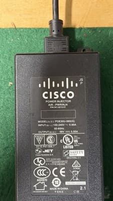 Cisco AIR-PWRINJ4 Power Injector PoE 56V for Aironet Access Points - Thumbnail 2