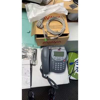 Avaya 5410 Digital Telephone Office Desktop Phone Grey with Stand and Manual - Thumbnail 3