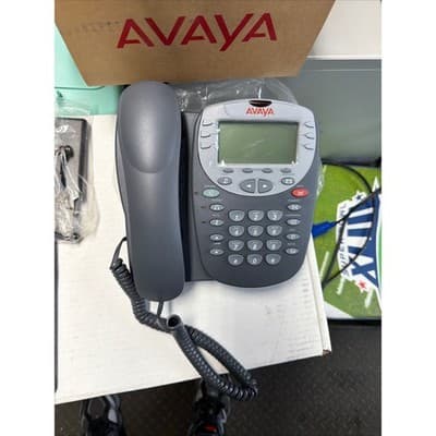 Avaya 5410 Digital Telephone Office Desktop Phone Grey with Stand and Manual - Thumbnail 5