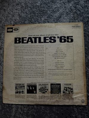 The Beatles Beatles ’65 LP Capitol T 2228 Mono US Pressing - Thumbnail 3