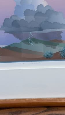 Doug West The Touch Signed Numbered Framed Print 41/100 5/84 - Thumbnail 5