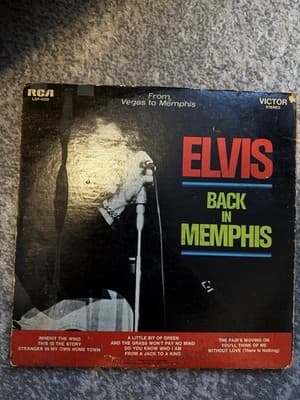 ELVIS PRESLEY/FROM MEMPHIS TO VEGAS DOUBLE VINYL LP LSP-6020 (1969) (HL) - Thumbnail 4