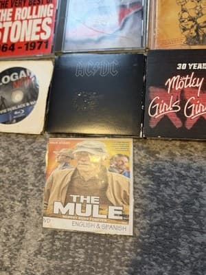 Rock CD Lot AC/DC Motley Crue Rolling Stones Van Halen Bon Jovi - Thumbnail 2