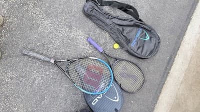Tennis Set Wilson Racquets Head Bag + 4 Head Balls No1 - Thumbnail 8