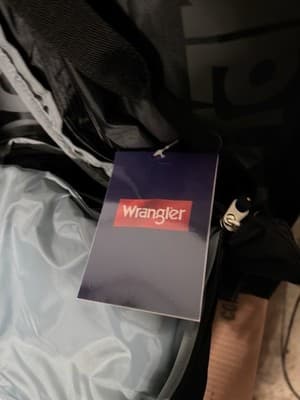 NEW Wrangler 22” Rolling Carry On Luggage Black Travel Bag - Thumbnail 7