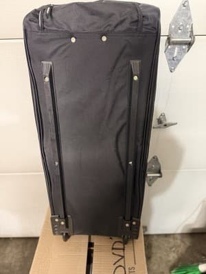 NEW Wrangler 22” Rolling Carry On Luggage Black Travel Bag - Thumbnail 9