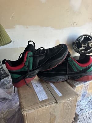 SNKR Project Victory Sneakers – Black/Red/Green – Men’s Size 13 (US) - Thumbnail 15