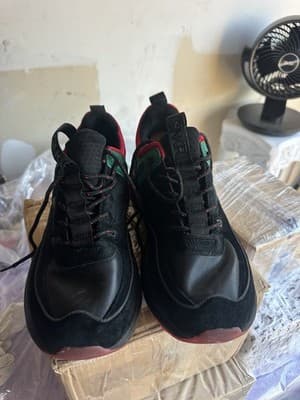 SNKR Project Victory Sneakers – Black/Red/Green – Men’s Size 13 (US) - Thumbnail 2