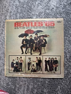 The Beatles Beatles ’65 LP Capitol T 2228 Mono US Pressing - Thumbnail 2