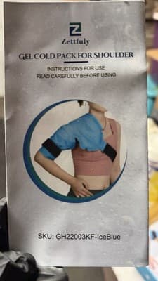 NEW Zettfuly Shoulder Ice Pack Hot Cold Therapy Wrap Gel Pack