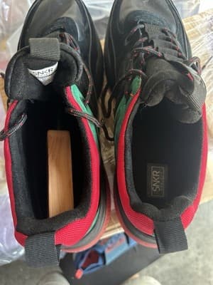 SNKR Project Victory Sneakers – Black/Red/Green – Men’s Size 13 (US) - Thumbnail 10