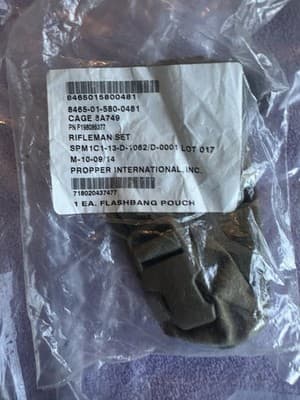USGI Flashbang Pouch MOLLE Propper Intl NSN 8465-01-580-0481 Coyote - Thumbnail 2