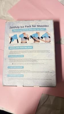 NEW Zettfuly Shoulder Ice Pack Hot Cold Therapy Wrap Gel Pack - Thumbnail 3