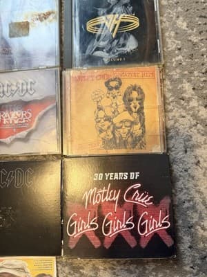 Rock CD Lot AC/DC Motley Crue Rolling Stones Van Halen Bon Jovi - Thumbnail 5
