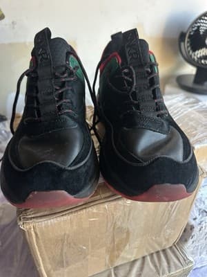 SNKR Project Victory Sneakers – Black/Red/Green – Men’s Size 13 (US) - Thumbnail 5