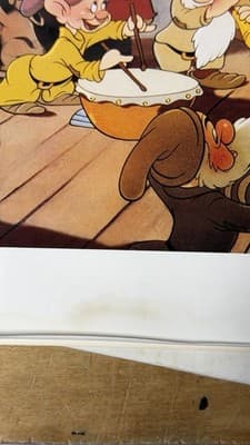 Disney Snow White Seven Dwarfs 1994 Commemorative Lithograph Disney Store - Thumbnail 9