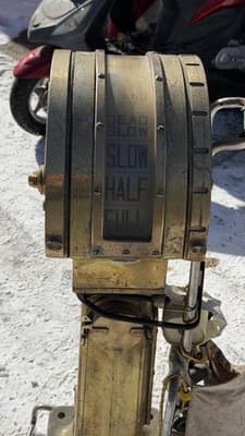 1957 Electric Telegraph Co. Brass Engine Telegraph – Maritime Antiquе - Thumbnail 8