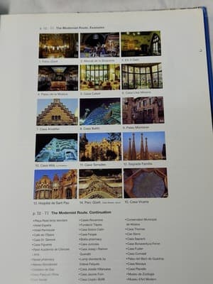 Barcelona: Gaudi and Modernism Hardcover Architecture Art Book - Thumbnail 5
