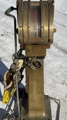 1957 Electric Telegraph Co. Brass Engine Telegraph – Maritime Antiquе - Thumbnail 11