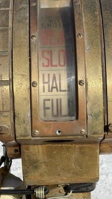 1957 Electric Telegraph Co. Brass Engine Telegraph – Maritime Antiquе - Thumbnail 13
