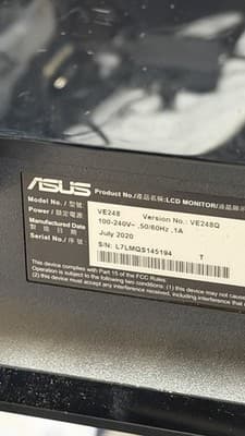 ASUS VE248Q 24” LCD Monitor HDMI DVI VGA | Powers On - Thumbnail 15