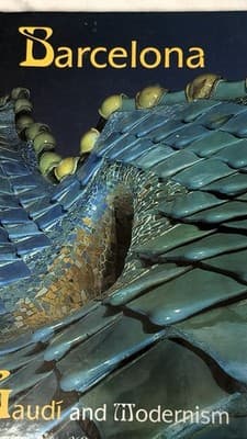 Barcelona: Gaudi and Modernism Hardcover Architecture Art Book - Thumbnail 2