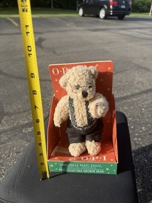 Vintage OPI George Bear 2000 Collectible Teddy Bear - Thumbnail 3