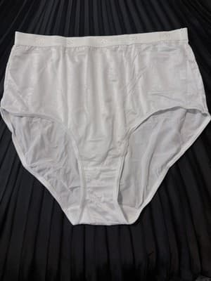 Breezies Panty Set 3Pc White Briefs Lace Underwear UltimAir Size 10