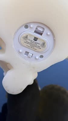 LED Cherub Angel Figure White Battery Operated 8” Decor Timer Light - Thumbnail 6