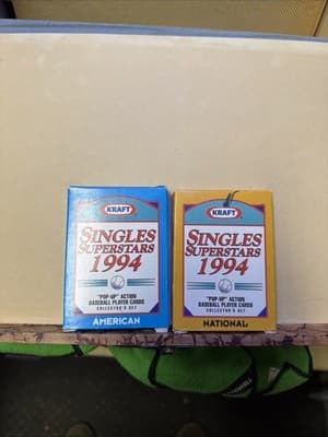 1994 Kraft Singles Superstars 30 Card Complete Set - National & American League