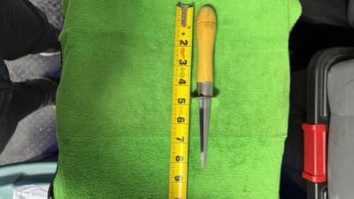 Vintage Lobster Knife Seafood Shellfish Knife Wooden Handle ~8” - Thumbnail 6