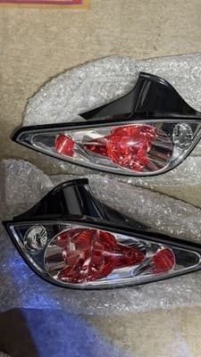 Pontiac G5 GT Coupe Tail Lights Pair OEM LH RH Clear Red Untested - Thumbnail 3